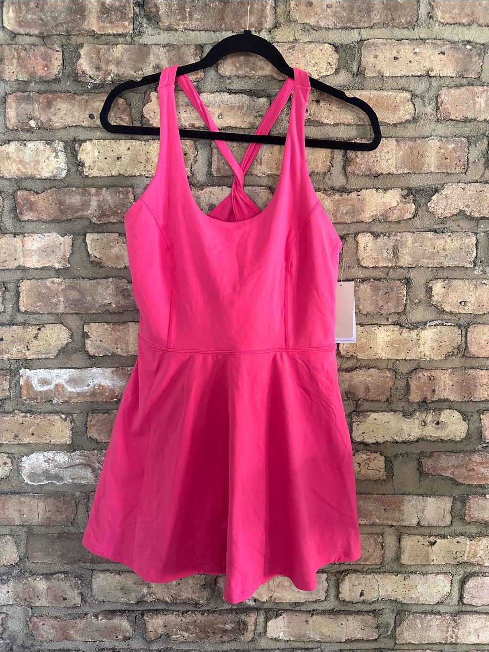 Spiritual Gangster Bright Pink Lexi Active Dress